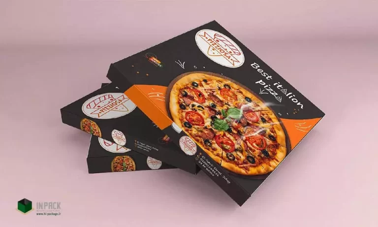 طراحی مدرن بسته بندی پیتزا