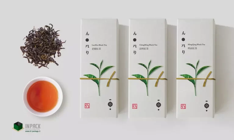 نمونه بسته بندی چای