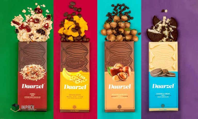 طراحی نمونه کار با شکلات