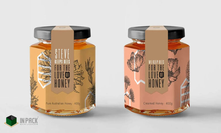 طراحی بسته بندی باکیفیت عسل