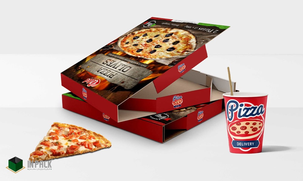 طراحی بسته بندی کارتن پیتزا