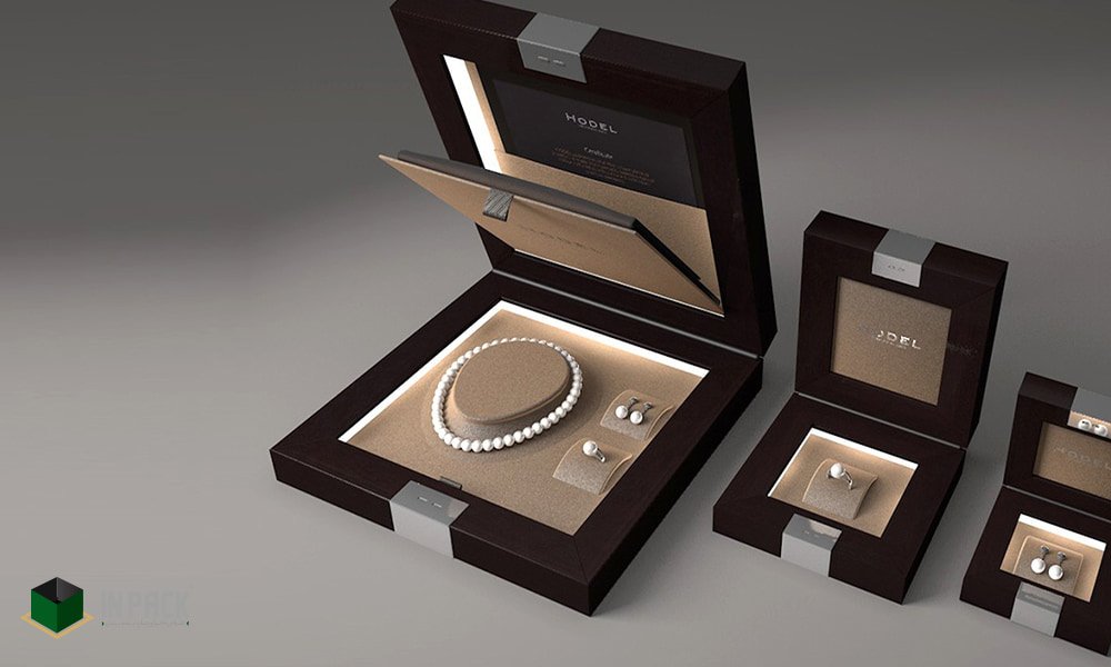 طراحی بسته بندی جواهرات حرفه ای