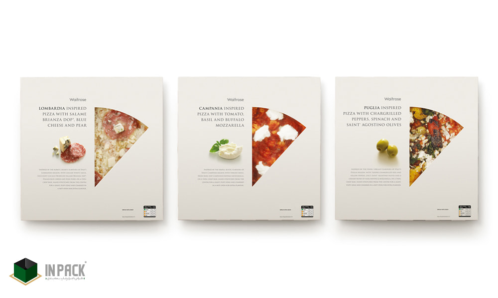 طراحی بسته بندی پیتزا مثلثی
