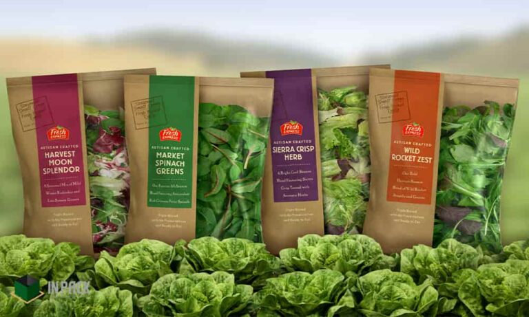 طراحی بسته بندی سبزیجات زیبا