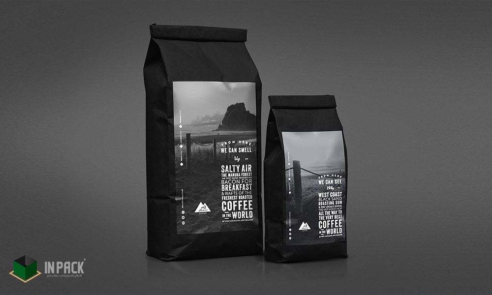 سفارش طراحی بسته بندی قهوه